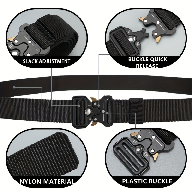 Multifunctional Quick Release Plastic Buckle Golf Belt